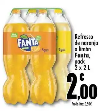 Unide Supermercados Fanta Refresco De Naranja O Limón 2x2 L oferta