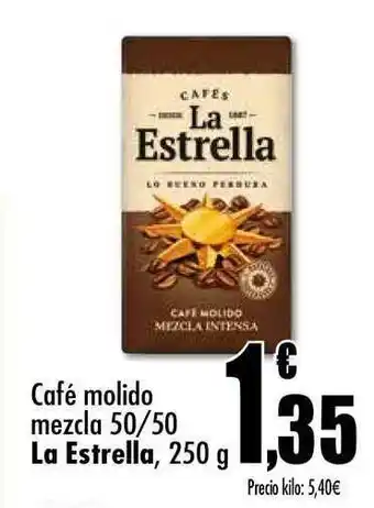 La Estrella Café Molido Mezcla 50/50 250 g