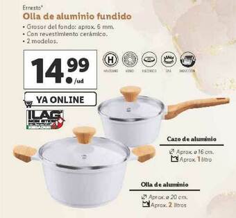 Lidl Ernesto Olla De Aluminio Fundido oferta