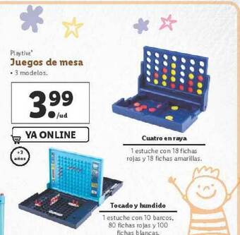 Lidl Playtive Juegos De Mesa oferta