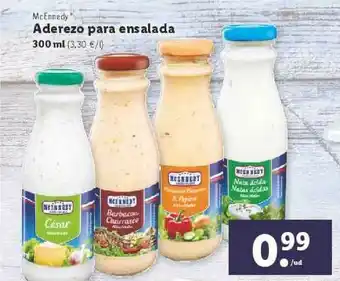 Lidl McEnnedy Aderezo Para Ensalada 300 ML oferta