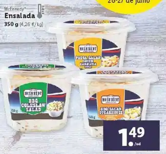 Lidl McEnnedy Ensalada 350 G oferta
