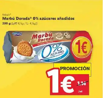 Lidl Atriach Marbú Dorada 0% Azúcares Añadidos 200 G oferta