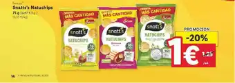 Lidl Grefusa Snatts's Natuchips 75 G oferta
