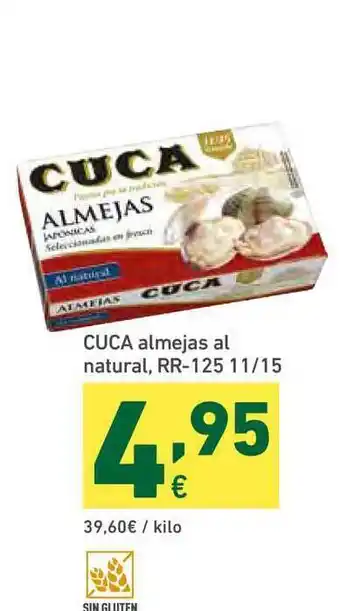 HiperDino Cuca Almejas Al Natural, RR-125 11-15 oferta