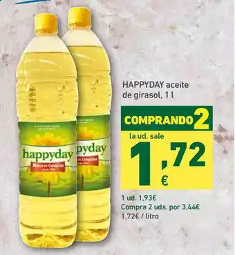 HiperDino Happyday Aceite De Girasol 1L oferta