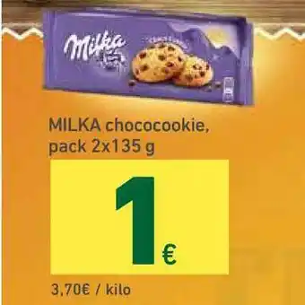 HiperDino Milka Chococookie Pack 2x135 G oferta
