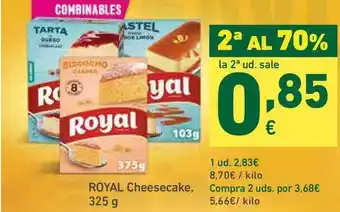HiperDino Royal Cheesecake, 325 G oferta