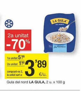 BonpreuEsclat 2a unitat -70% gula de nord la gula oferta