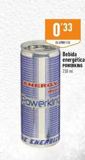 Supermercados Deza Bebida energética powerking oferta