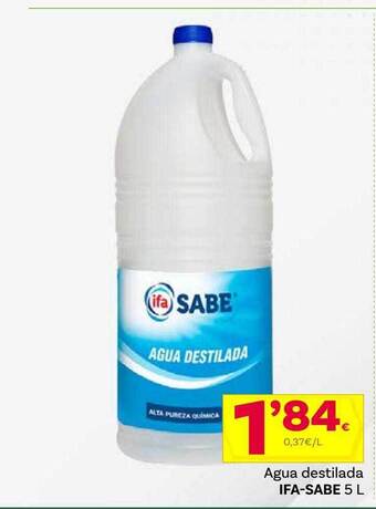 Supermercados Dani Agua destilada ifa-sabe oferta