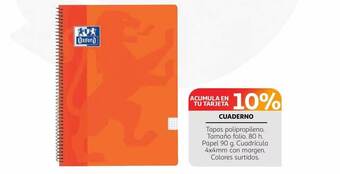 Alcampo Cuaderno oferta