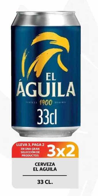 Alcampo Cerveza el aguila oferta