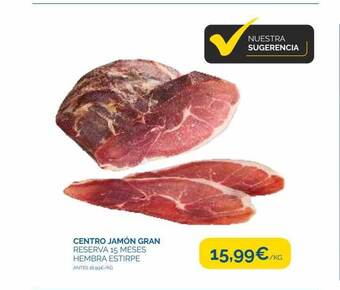 Supermercados La Despensa Centro jamón gran oferta