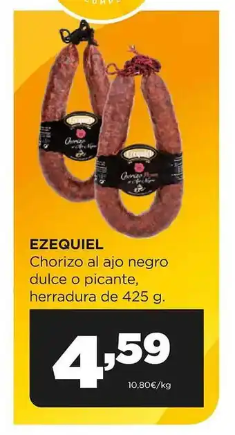 Alimerka Ezequiel chorizo al ajo negro dulce o picante herradura oferta