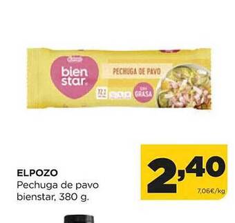 Alimerka Elpozo pechuga de pavo bienstar oferta