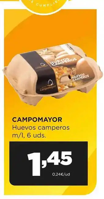 Alimerka Campomayor huevos camperos 6 oferta