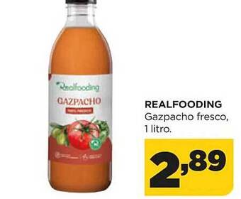 Alimerka Realfooding gazpacho fresco oferta