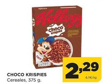 Alimerka Choco krispies cereales oferta