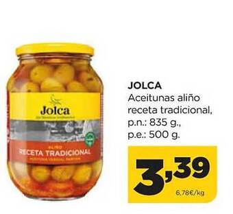 Alimerka Jolca aceitunas aliño receta tradicional oferta