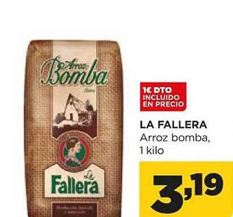 Alimerka La fallera arroz bomba oferta