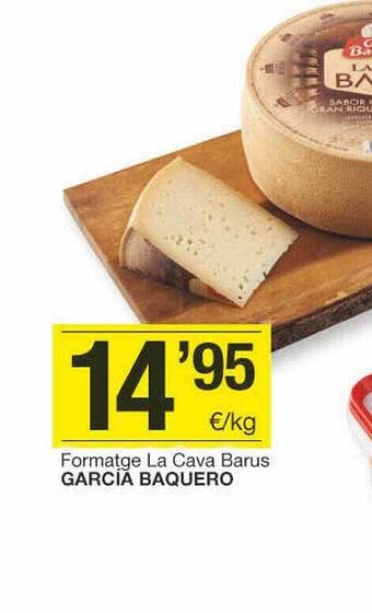 BonpreuEsclat Formatge la cava barus garcia baquero oferta