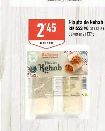 Supermercados Deza Flauta de kebab rikisssimo con salsa de yogur oferta