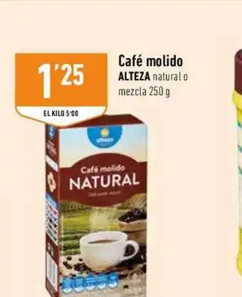 Supermercados Deza Café molidoa alteza natural o mezcla oferta