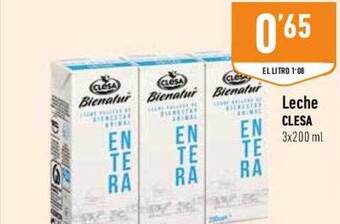 Supermercados Deza Leche clesa oferta