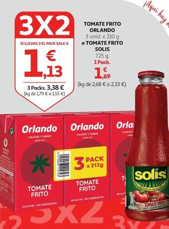 Alcampo Tomate frito orlando oferta