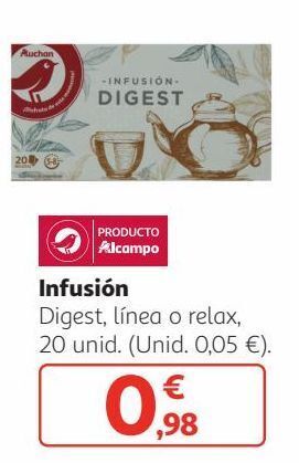 Alcampo Infusiones alcampo oferta