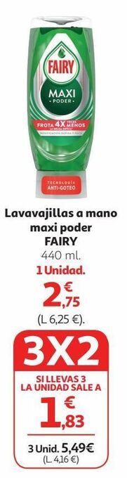 Alcampo Lavavajillas fairy oferta