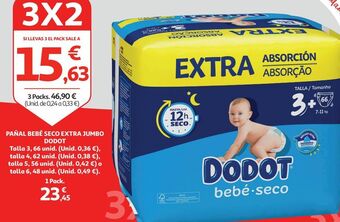 Alcampo Pañales dodot oferta