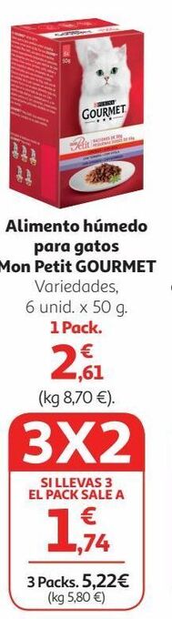 Alcampo Comida para gatos gourmet oferta