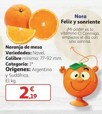 Alcampo Naranjas de mesa oferta