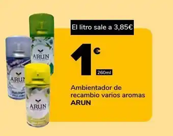 Supeco Ambientador de recambios varios aromas arun oferta