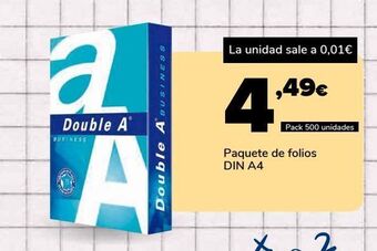 Supeco Paquete de folios din a4 oferta