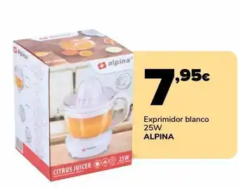 Exprimidor blanco 25w alpina
