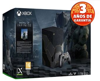 CeX 1 xbox series x, 1tb, halo infinite negro, (sin juegos), caja oferta