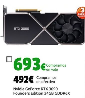 CeX Tarjeta gráfica nvidia oferta