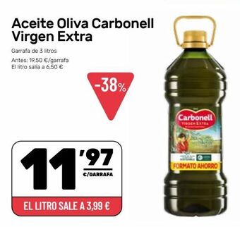 AhorraMas Aceite de oliva virgen extra carbonell oferta