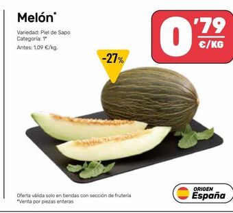 AhorraMas Melón oferta