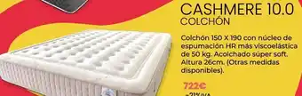 Colchón cashmere 10.0