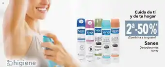 Clarel Sanex Desodorantes spray oferta
