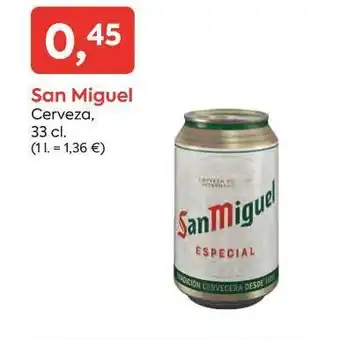 Suma Supermercados Cerveza san miguel oferta