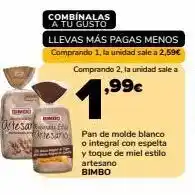 Supeco Pan de molde blanco oferta