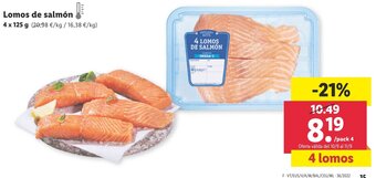 Lidl Salmón oferta