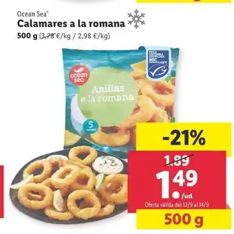 Lidl Calamares a la romana oferta