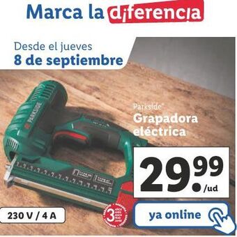 Lidl Grapadora eléctrica oferta