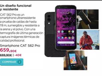 La tienda en casa Smartphone cat s62 pro oferta